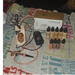 Luminess Icon Pro Airbrush Makeup System W/ Compressor, Stylus, Cosmetics. Fixed Price $35.00.