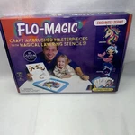 Flo-magic Kids Enchanted Series 25 Piece Markers, Stencils & Airbrush Art Kit. Fixed Price $14.95.