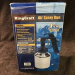 King Craft Air Spray Gun 1QT Nob Bleeder Type 1.5-4 Cfm Required Easy Clean. Fixed Price $14.99.