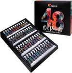 Zenacolor Oil Paint Set X 12ML (0.4OZ) 0.41 Fl (pack Of 48), Multicolor. Fixed Price $26.05.