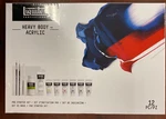 Liquitex Professional Acrylic Starter Set W/ Heavy Body, Brushes, 12PC, New. Fixed Price $22.89.