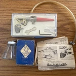 Vintage Paasche Model Airbrush Kit Box Nice Condition With Jar. Fixed Price $40.00.