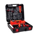 Electric Car Jack Kit - 5 Ton 12V W/ Impact Wrench & Inflator For Suv/truck. Fixed Price $141.59.