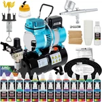 Master Airbrush Cool Runner Ii Dual Fan Tank Compressor System Deluxe Kit Wi. Fixed Price $375.98.