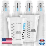 250X 10OZ Disposable Measuring Cups For Epoxy Resin Paint Mixing Ml/oz. Fixed Price $66.47.