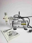 Central Pneumatic 58 Psi 1/5 Hp Airbrush Compressor Model 69434 - No Spray Gun. Fixed Price $49.99.
