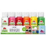 Apple Barrel 12 Color Acrylic Paint Set Multi Surface Non Toxic 24 Fl Oz. Fixed Price $15.59.