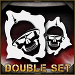 Skull 30B Airbrush Stencil Template Airsick. Fixed Price $14.99.