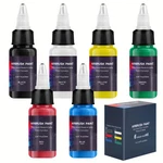 Airbrush Paint 6 Colors, Ready To Spray Set,. Fixed Price $22.72.