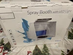 Hubest Airbrush Spray Paint Booth,adjustable Powerful Fan And 4. Fixed Price $75.00.