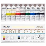 Meeden Artist Acrylic Paint Set - 60ML/ 2OZ*9 Heavy Body Tubes .... Fixed Price $35.03.
