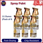 Rust Oleum Spray Paint, Pack Of 6, 11 Oz Satin Bronze For Universal Fast-drying. Fixed Price $71.21.