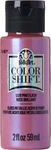 Folkart Color Shift Metallic Acrylic Paint 2 Oz Pink Flash Indoor Outdoor Use. Fixed Price $7.69.