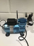 Master Airbrush 1/5 Hp Cool Runner Ii Dual Fan Compressor Kit Model TC-320. Fixed Price $75.00.