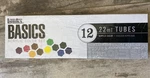 Liquitex Basics Acrylic Paint Set 12 22ML Tubes Assorted Colors 8.88 Oz. Fixed Price $30.89.