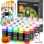 Shuttle Art 25 Colors Outdoor Acrylic Paint Set, 2OZ/60ML Waterproof. Fixed Price $42.34.