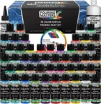Pouring Masters 48 Color Metallic Ready To Acrylic Paint Set, 2OZ B. Fixed Price $123.99.