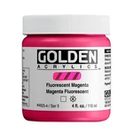Golden Heavy Body Acrylics Fluorescent Magenta 4 Fl. Oz Transparent For Art. Fixed Price $36.11.