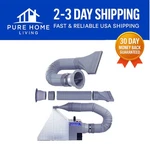 Flexible 5.6-FOOT Exhaust Hose For Hobby Airbrush Spray Booths Easy To Install. Fixed Price $62.99.