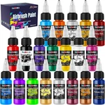 Fansarriche Paint Set, 20 Colors Acrylic Kit, Ready.... Fixed Price $38.95.