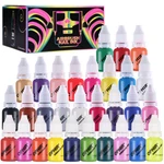 Ophir Airbrush Acrylic Nail Ink Pigment Polish Paint 30 Bright Colours Set. Fixed Price $38.99.