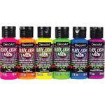 Decoart Americana Black Light Neon Acrylic 2 Fl Oz (pack Of 6), Set. Fixed Price $22.50.