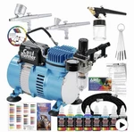 Master Abd KIT-SP7B-20 Professional Airbrushing System Kit-new Open Box. Fixed Price $135.99.