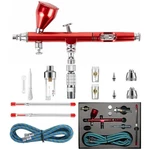 Hubest Dual Action Airbrush Kit With 0.2MM 0.3MM 0.5MM Nozzles, 1, Red. Fixed Price $35.35.