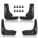Mud Flaps Set For 16-17 Honda Accord 9TH Gen Black 4PCS. Fixed Price $24.99.