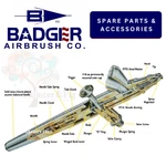 Badger Airbrush Spare Parts Genuine Accessories. Fixed Price $21.59.