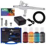G34 Airbrush Cake Decorating Compressor Kit Chefmaster Food Coloring Set. Fixed Price $79.99.