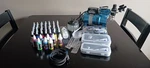 Used Master Airbrush TC-320 1/5 Hp Cool Runner Ii-lot Brushes And 48 Colors!. Fixed Price $124.99.