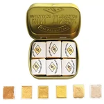 Metallic Watercolor Paint Set 6 Shimmery Earth Golden Colors For Artists. Fixed Price $22.09.
