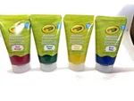 Crayola Washable Finger Paint 4 Pack 3OZ Red Blue Green Yellow Toddler Art. Fixed Price $6.99.
