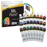 U.s. Art Supply Professional 24 Color Set Oil Paint 12ML Tubes - Rich. Fixed Price $23.79.