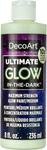 Decoart Ultimate Glow-in-the-dark PAINT-8OZ. Fixed Price $17.77.
