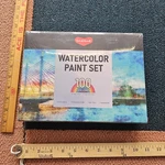 Smallbudi 100 Colors Watercolor Paint Set W/ Accessories Brushes Wheel 6J. Fixed Price $59.99.