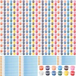 560 Pcs Mini Acrylic Paint Set For Kids 40 12 Colors Washable Strip.... Fixed Price $49.18.