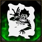 Crawler 4 - Airbrush Stencil Template Airsick Zombies. Fixed Price $14.99.