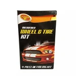 Wheel & Tire Car Detail Kit 4 Pc Set Lug Brush Microfiber Towel Application Pad. Fixed Price $11.90.