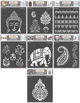Craftreat Reusable Stencils For Painting On Wood, Wall, Tile, Canvas, Paper A.... Fixed Price $32.92.