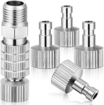 Airbrush Quick Release Coupling Disconnect Adapter Kit, 5 Pieces 1/8 Silver. Fixed Price $11.59.