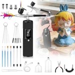 Kit For Nails With Compressor, 2*AIRBRUSHES, 28/38/48PSI High Pressu.... Fixed Price $22.76.