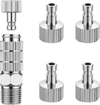 Airbrush Quick Disconnect Coupler Release Fitting Adapter Kit With 5 Pcs 1/8". Fixed Price $9.59.