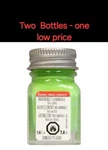 Two Testors Paint Sublime Green Gloss Enamel 1/4OZ Jar Plastic Model Car TES1125. Fixed Price $12.99.