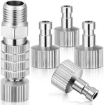 Airbrush Quick Release Coupling Disconnect Adapter Kit, 5 Pieces 1/8 Silver. Fixed Price $11.25.