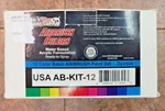 U.s. Art Supply Usa AB-KIT-12 Airbrush Paint Set With Cleaner & Thinner Opaque. Fixed Price $18.00.