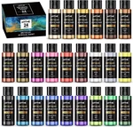 Metallic Acrylic Paint Set, 24 Colors OZ/60ML Bottles, Sh. Fixed Price $40.04.