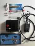 Limous Mini Airbrush With Compressor, Dual Action Portable Kit. Fixed Price $50.00.