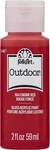 Folkart Outdoor Acrylic Paint Assorted 2 Fl Oz (pack Of 1), Engine Red. Fixed Price $12.77.